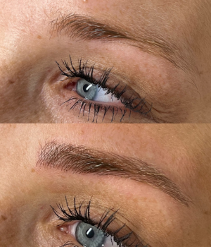 blond augenbrauen microblading bbrows
